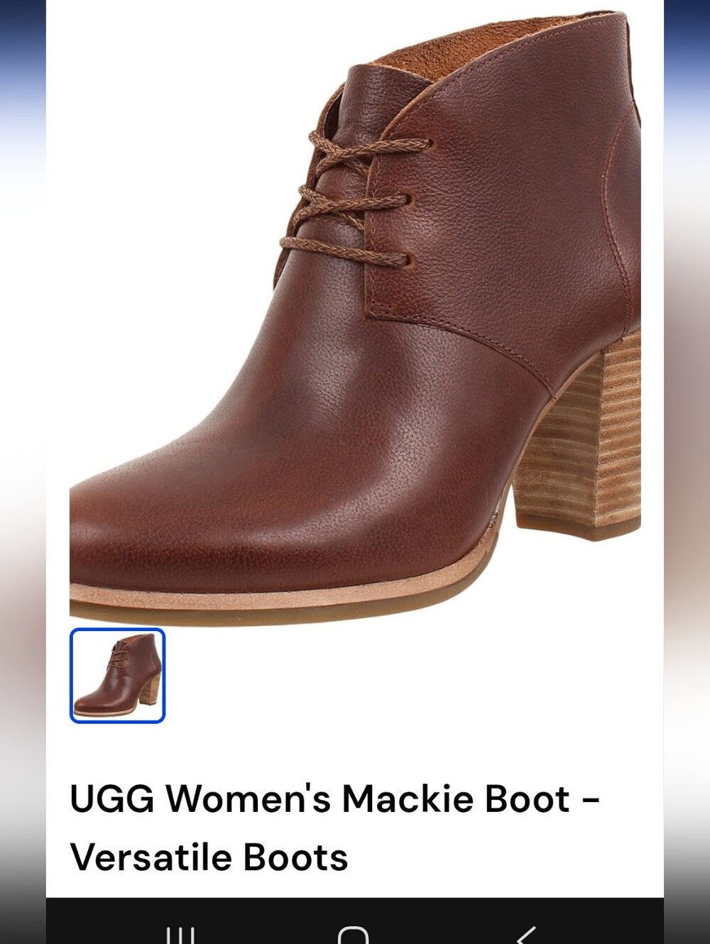 UGG Women's Mackie Boot in Brown